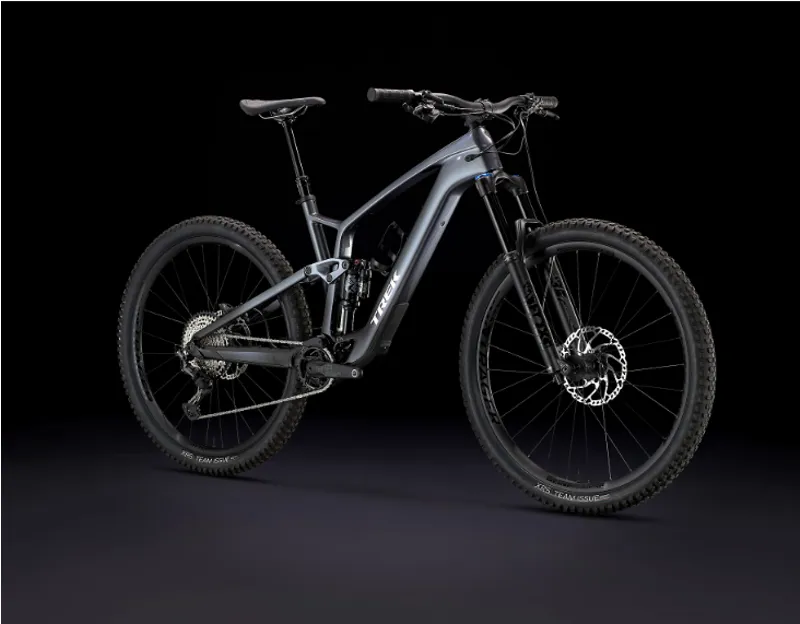 Trek Fuel EXe 9.7 Electric Mountain Bike 2023 in Galactic Grey-1